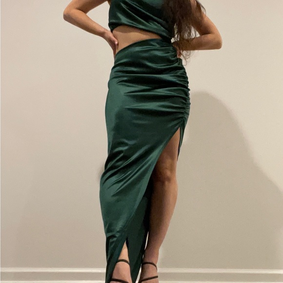 “Moscato Please” Maxi Dress — Hunter 💎 Size Medium 💎 Gorgeous 💎 Fashion Nova - Picture 10 of 16